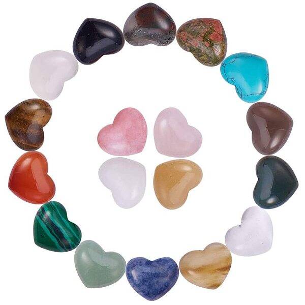 18 Kinds Natural/Synthetic Gemstone Cabochons