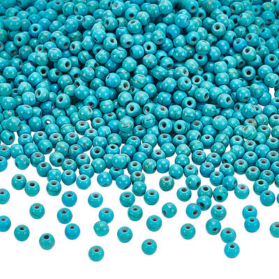 10 Strands Synthetic Turquoise Beads Strands