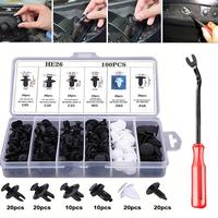 Car Retainer Clip Tool Kit, Universal Car Retainer Fastener Tools Set, Auto Retainer Clip Kit for Bumper Door Trim Panel, Car...