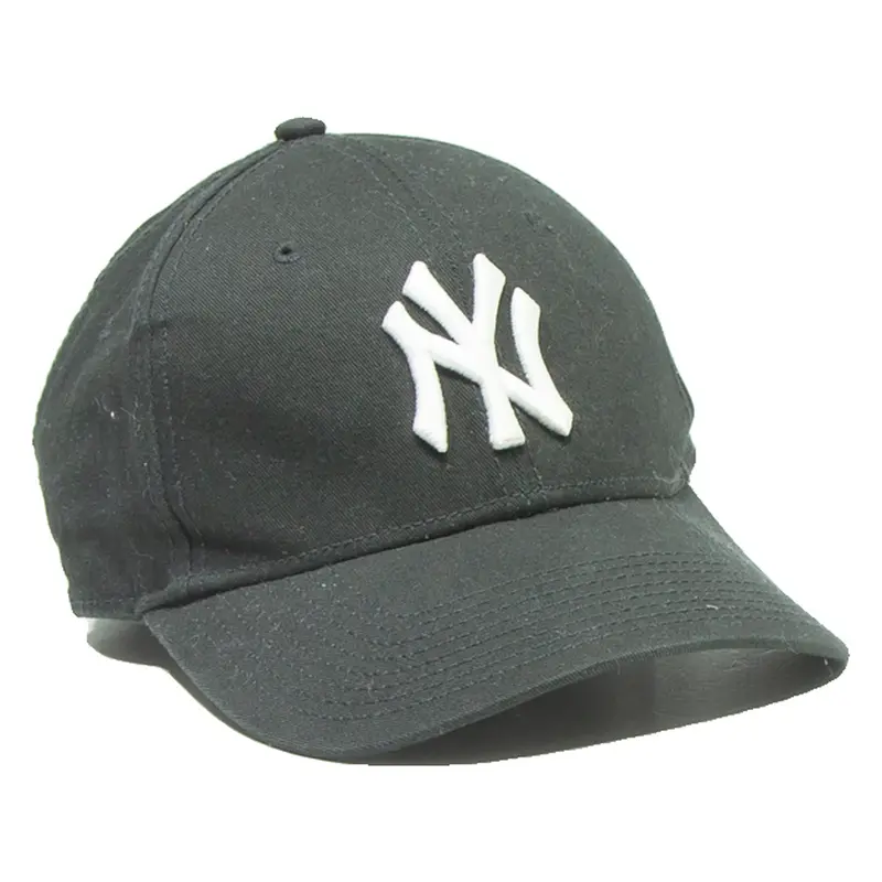 NEW ERA NY Mens Baseball Cap Black ONE SIZE