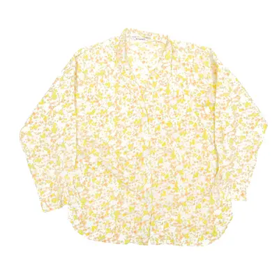 CHAN'S Yellow Basic Button-Up L