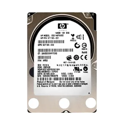 571183-001 HP 146GB 6Gb/s SAS 10000 2.5-inch 16MB Hard Drive