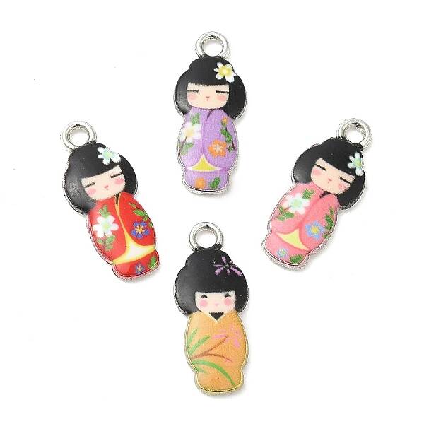 Alloy Enamel Pendants