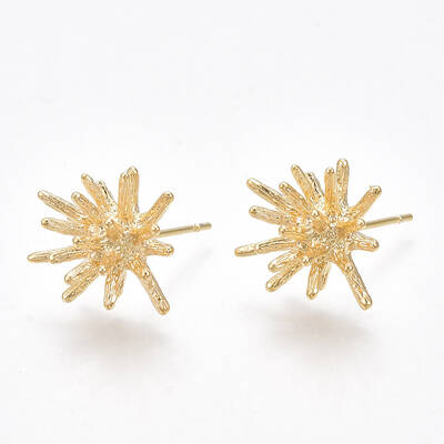 Brass Stud Earrings