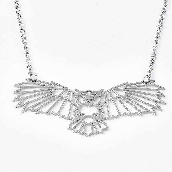 Non-Tarnish 201 Stainless Steel Pendant Necklaces