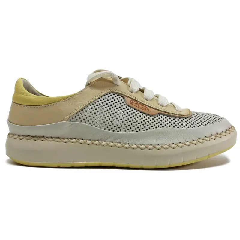 Pikolinos Mesina W6B-6944 Leather Women's Lace Up Shoes - Nata - Size:US 6.5-7 Women