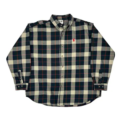 Mickey Mouse Disney Checked Flannel Shirt - XL Multicoloured Cotton