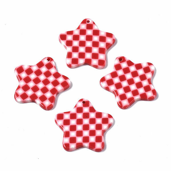 Opaque Cellulose Acetate(Resin) Pendants