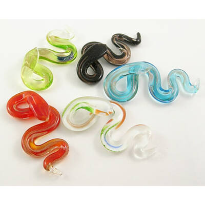 Lampwork Glass Large Pendants