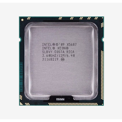 644130-L21 HP 3.60GHz 6.40GT/s QPI 12MB L3 Cache Socket LGA1366 Intel Xeon X5687 Quad-Core Processor Kit for ProLiant DL360 G...