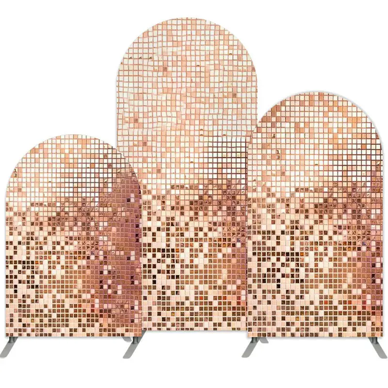 Aperturee Rose Gold Sequins Double Sided Party Arch Backdrop Kit | Diy Arch Backdrop Cover | Chiara Wall Backdrop Diy | Chiar...