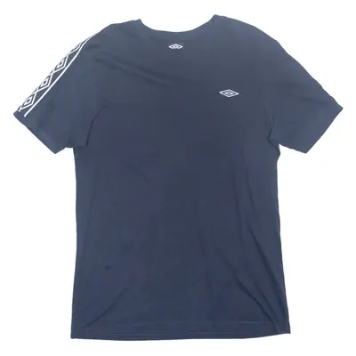 Mens T-Shirt Blue L