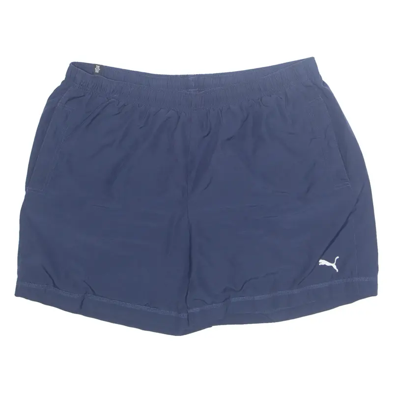 PUMA Mesh Lined Mens Sports Shorts Blue 2XL W37