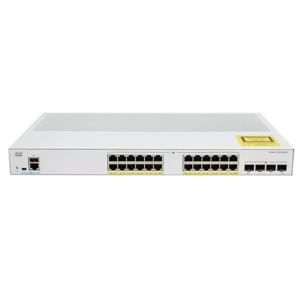 Cisco C1000FE-24P-4G-L= | Catalyst 1000 Series 24 x RJ-45 Ports PoE+ 10/100Base-TX 2 x SFP Ports 2 x Uplink 1G Combo Ports La...