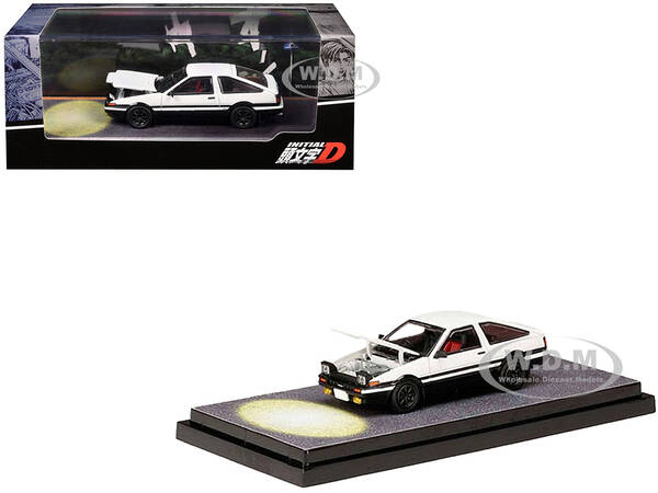 Toyota Sprinter Trueno (AE86) RHD (Right Hand Drive) White and Black \