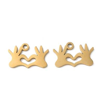 Ion Plating(IP) 304 Stainless Steel Charms