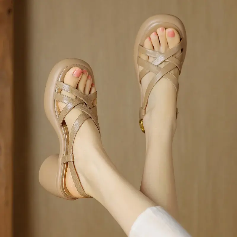 CHIKO Mercy Open Toe Block Heels Platforms Sandals
