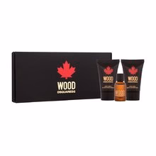 Dsquared2 Wood for men Mini set EDT 5 ml, shower gel 25 ml and aftershave balm 25 ml