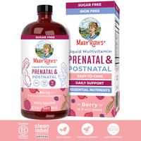 MaryRuth’s Liquid Postnatal & Prenatal Multivitamin - Multivitamin for Pre-Conception, Pregnancy & Nursing - Ginger - Folat...