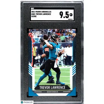 Trevor Lawrence SGC 2021 Panini Chronicles #401 Score Football 9.5