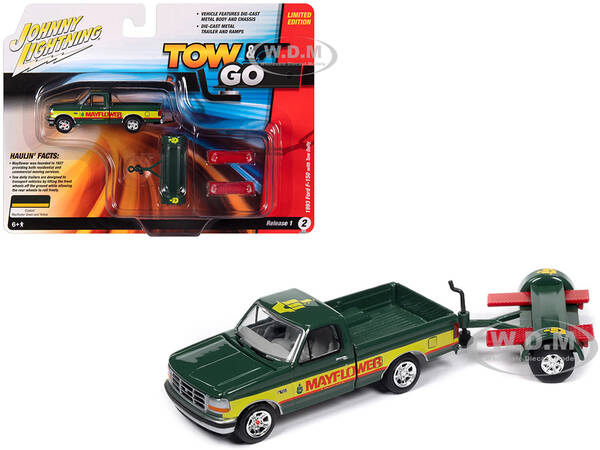 1993 Ford F-150 Pickup Truck Green and Yellow \