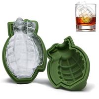 Creative Silicone Grenade Shaped Ice Making Mold, 1 Count 3D Ice Making Mold, Ice Cream Making Mold, Kitchen Utensils & Gadge...
