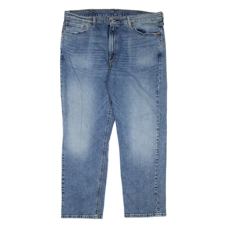 LEVI'S 541 Jeans Mens Blue Athletic Tapered Stone Wash W38 L30