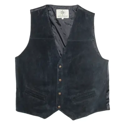 AFFINITY CASUAL WEAR Mens Waistcoat Black XL