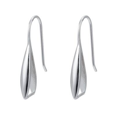 Anti-Tarnish Rhodium Plated 925 Sterling Silver Earring Hooks
