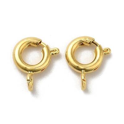 Brass Spring Ring Clasps