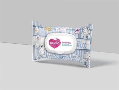 Dealo Kids Talc Wet Wipes 20pcs With Flap