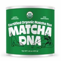 MATCHA DNA, Certified Organic Matcha Green Tea Powder, Antioxidant-Rich Superfood, USDA Organic & Lab-Tested, 16 oz Tin Can B...
