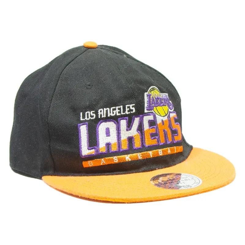 MITCHELL & NESS LA Lakers Mens Snapback Cap Black M