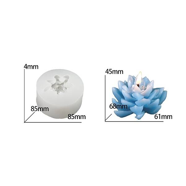 Food Grade Fleshiness DIY Candle Silicone Molds