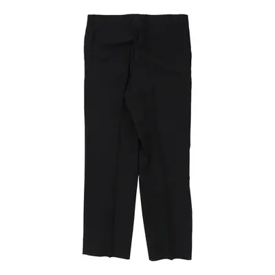 Hugo Boss Trousers - 34W 32L Black Wool Blend