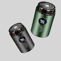 Electric Mini Shaver, Waterproof Portable Usb Rechargeable Razor with Lcd Display, Washable Beard Trimmer for Men, Great for ...