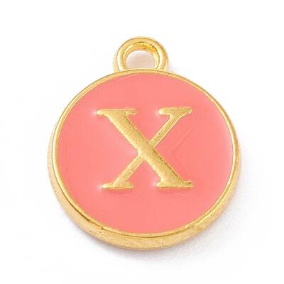 Golden Plated Alloy Enamel Charms