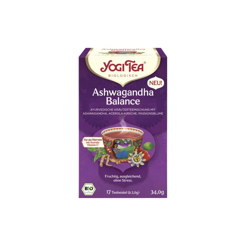 Yogi Tea Organic herbal tea Ashwagandha Balance, 17 Sachets (34 G)