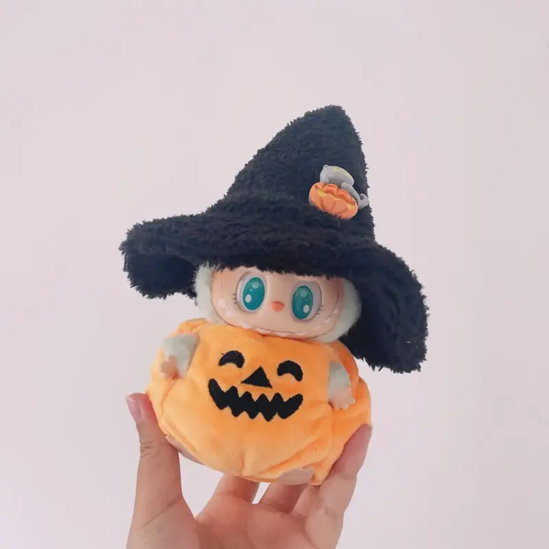 LABUBU Halloween  Christmas Costume Keychain Collection - Gen 1 & 2 Pointed Hat & Pumpkin Outfit Charms | New Release - Toy L...