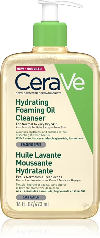 Cerave Cleanse Corps Cleansing Oil Moisturizing Foam for normal to very dry skin 473ml
