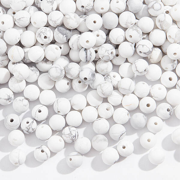 3 Strands Natural Howlite Beads Strands
