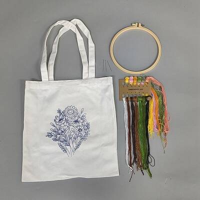 DIY Canvas Bag Embroidery Kits