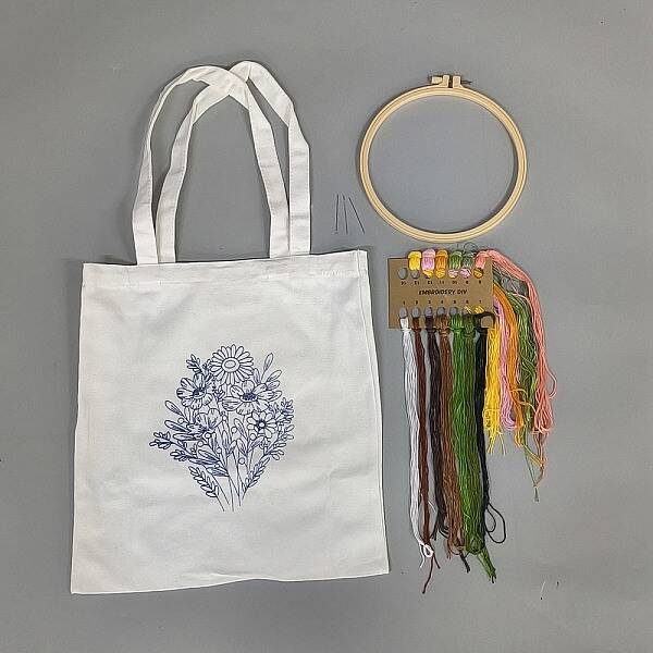 DIY Canvas Bag Embroidery Kits