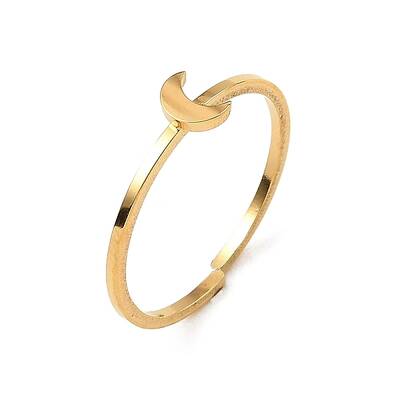 304 Stainless Steel Adjustable Open Cuff Rings
