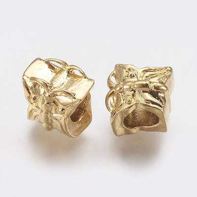 Ion Plating(IP) 304 Stainless Steel European Beads