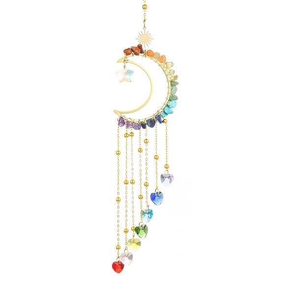 Heart Glass Pendant Decoration