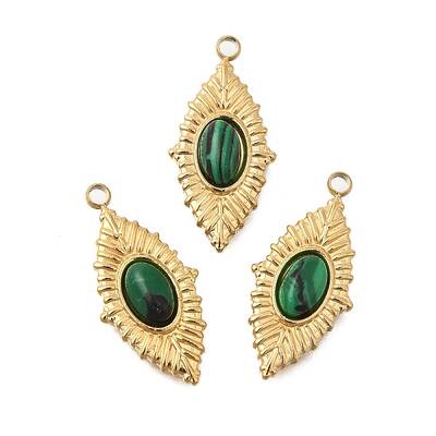 Natural Malachite Pendants