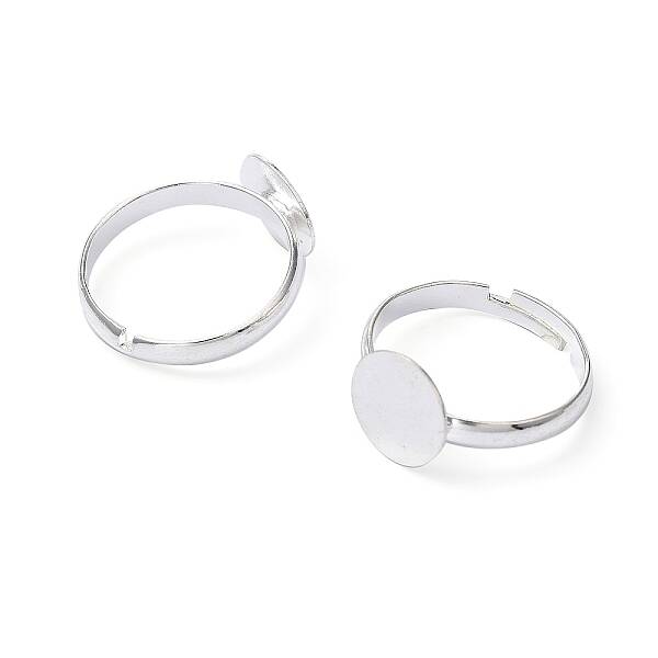 Brass Pad Ring Base Findings