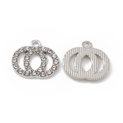 Alloy Crystal Rhinestone Pendants