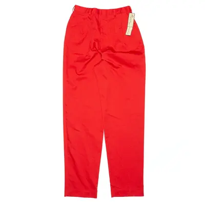 ALLISON COLLECTIBLES USA Red Relaxed Tapered Trousers Womens W26 L32